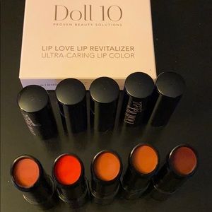 Doll 10 5 Piece Lipstick Set